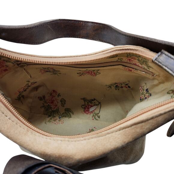 Connections Brown Butterfly Handbag NWT with Flaws Y2K - Picture 3 of 5